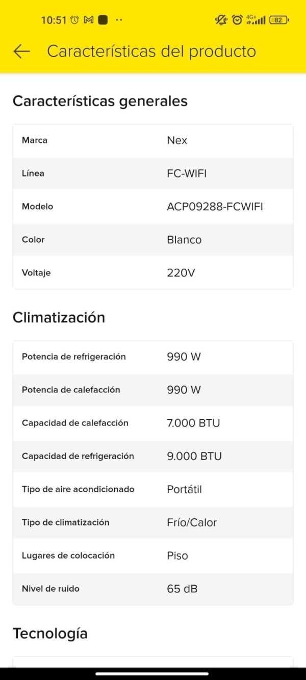 Aire Acondicionado Nex cod: 19017-3 - Imagen 9